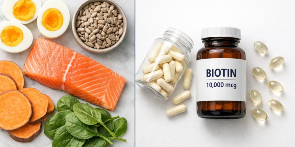 Biotina Alimentos Suplementos